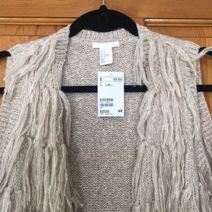 H&M Beige Bringe Vest